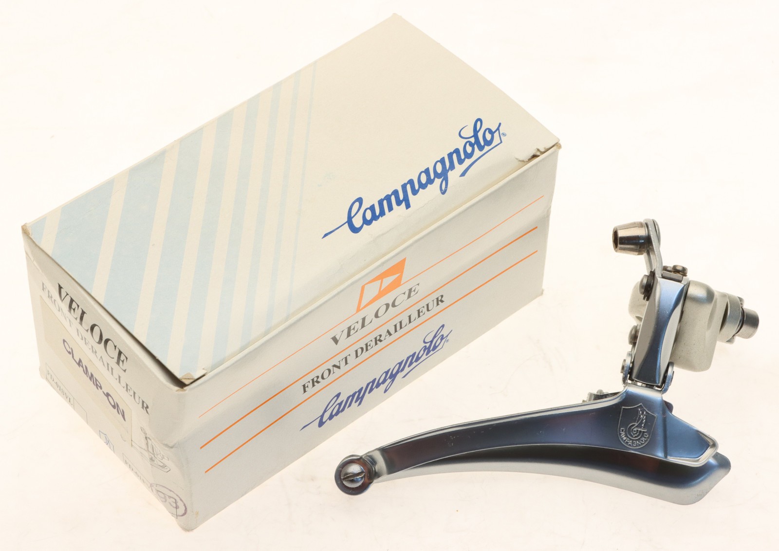 Campagnolo Veloce ’93 Front Derailleur 8 Speed Double Clamp-On 28.6 NOS NEW NIB
