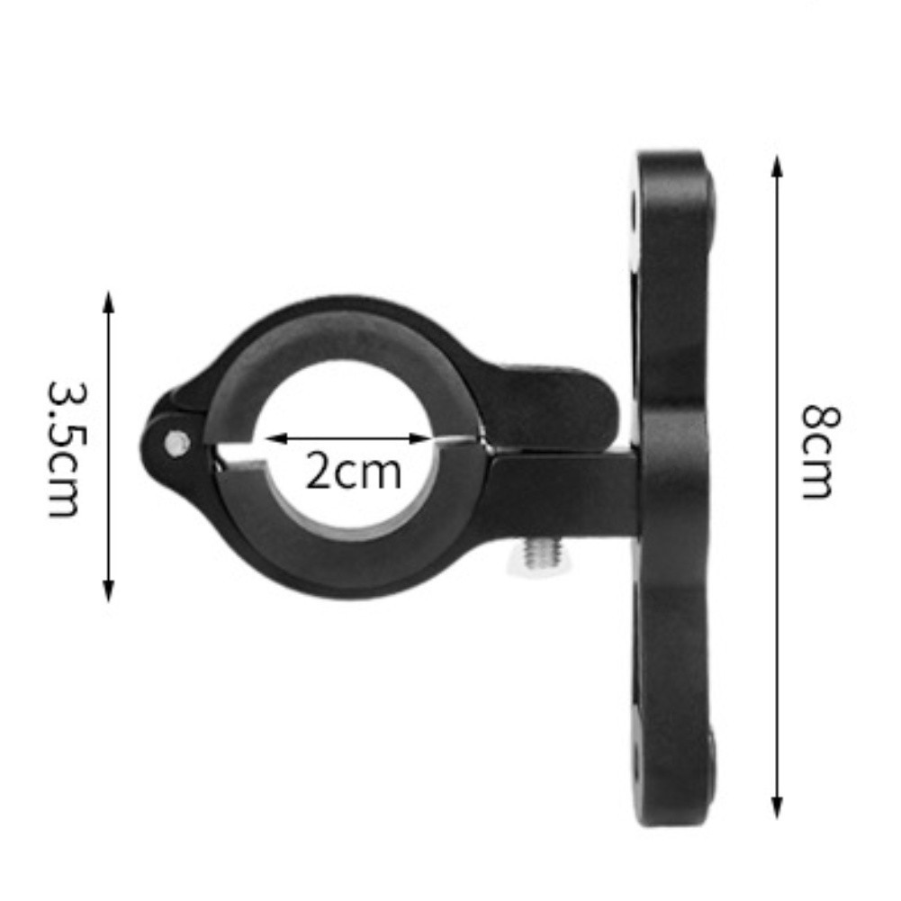 Stable and Secure Bicycle Handlebar Bottle Cage Adapter with Adjustable Size