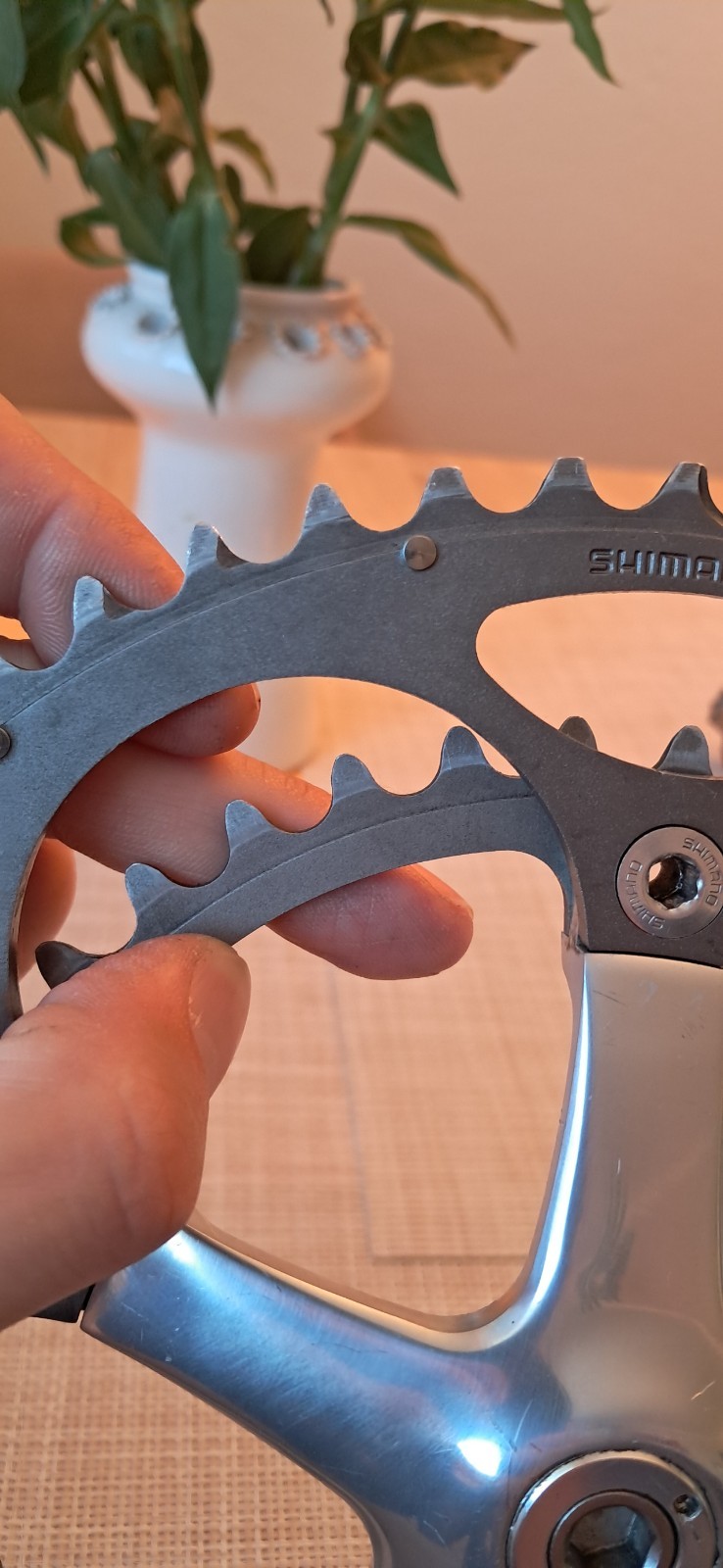 Shimano Dura Ace 7700 crankset + extra