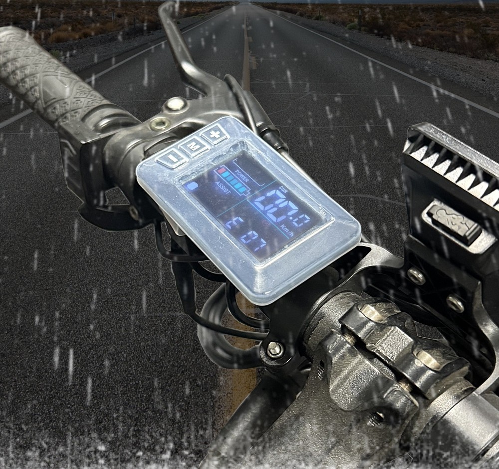 For S866 EN06 LCD Display Silicone Case Waterproof Ebike Display Protector Cover