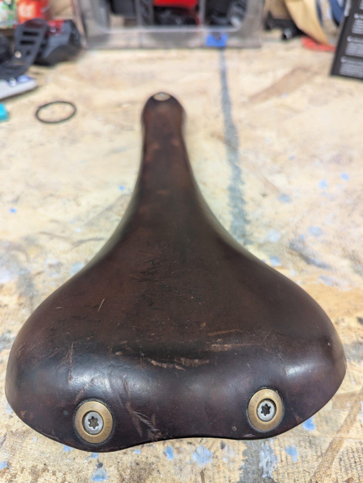 Gilles Berthoud Galibier Saddle Titanium Rails Leather Brown