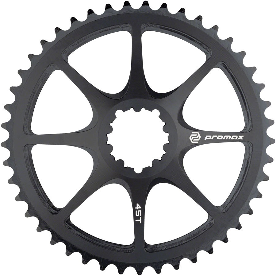 Direct Mount Chainrings – Promax Direct Mount, 45t Chainring Black – Direct