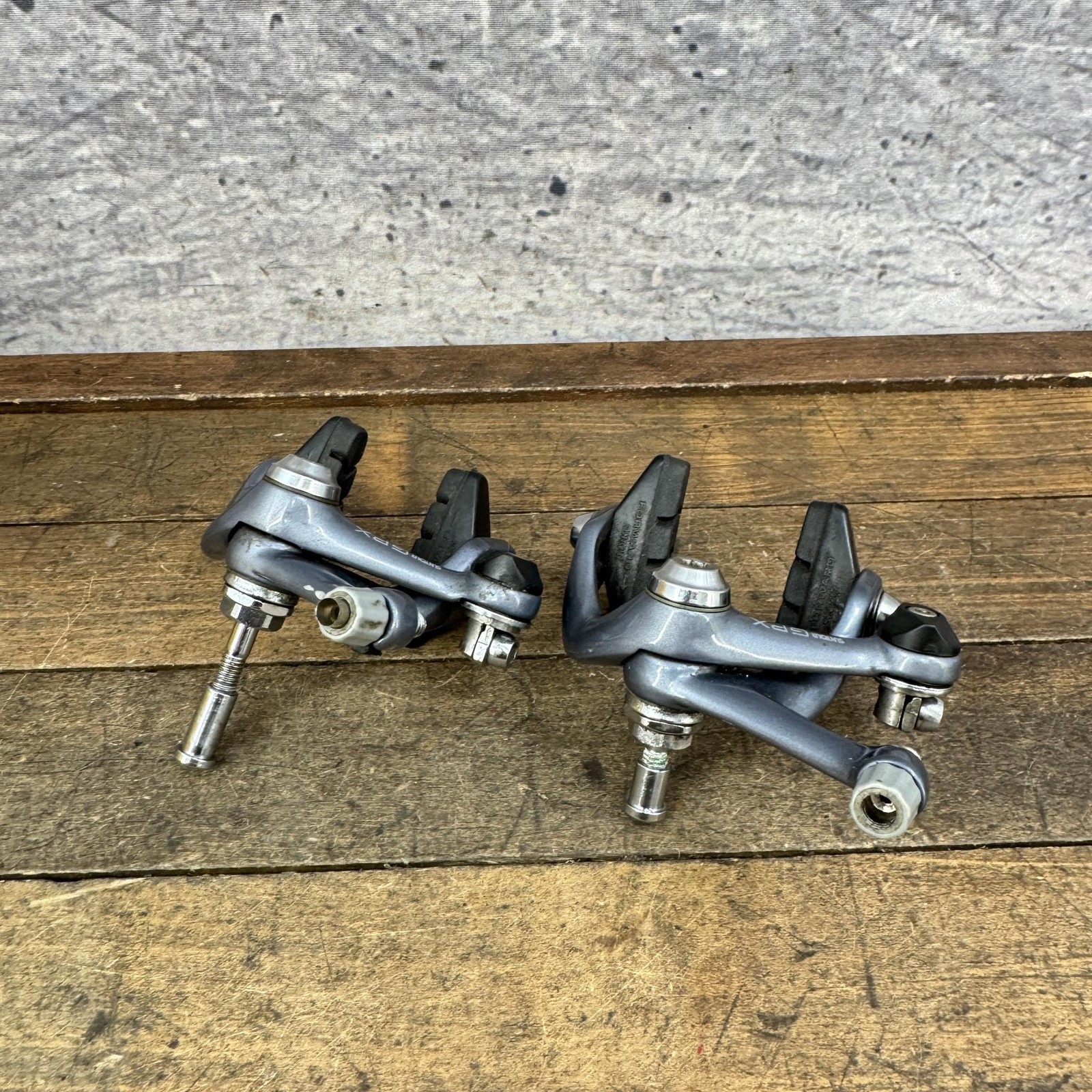 Vintage Suntour GPX Hidden Spring Brake Caliper Set 49-59mm Gray Front Rear Road
