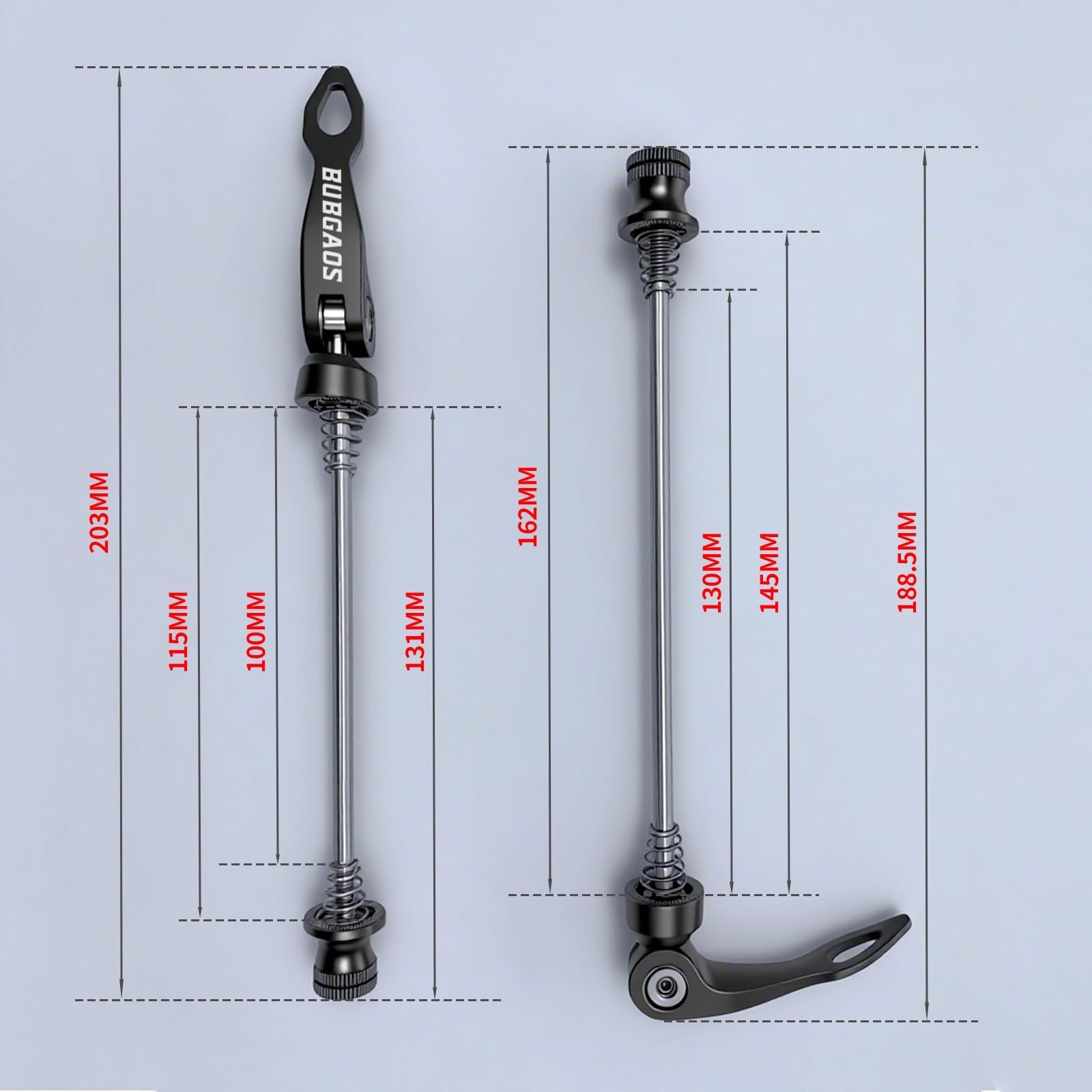 Bike Quick Release Skewer Front & Rear Wheel Axle for Mountain Bike/Road Bike…