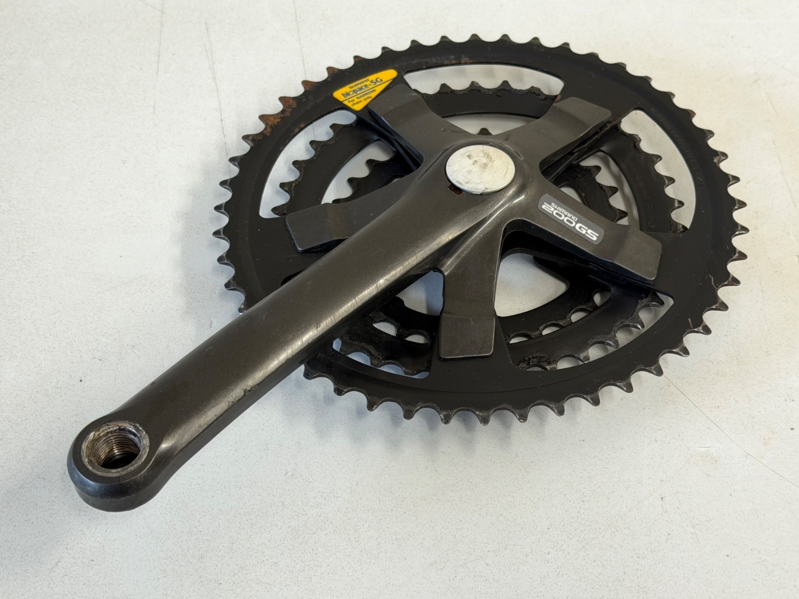 Shimano 170mm Crank Arms Crankset 200GS MTB Black Triple 48/38/28 Chainring