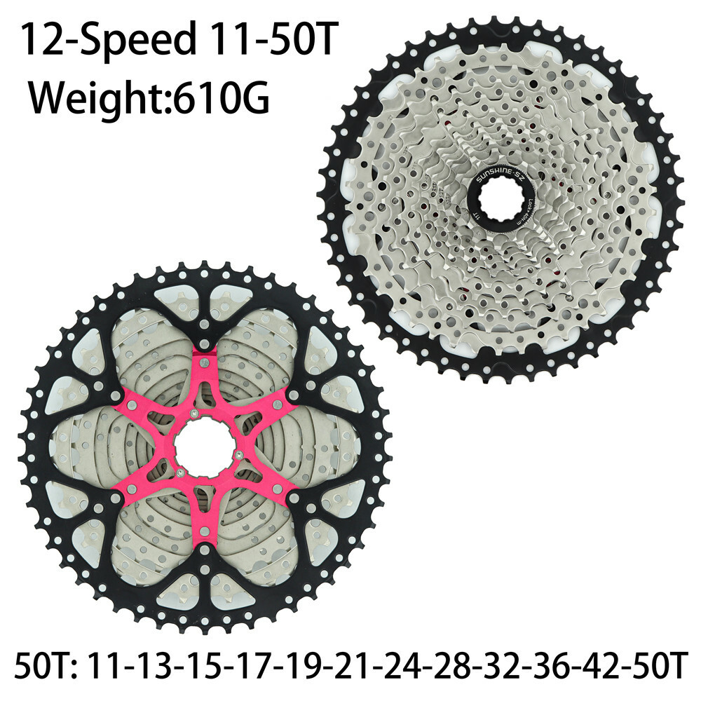 SHIMANO DEORE 12S M6100 MTB Groupset Prowheel Crankset 50T/52T Sunshine Cassette