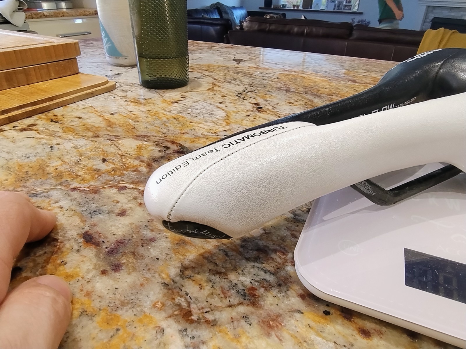 Selle Italia Turbomatic Team Edition Gel Flow bike saddle/seat. Carbon Rails