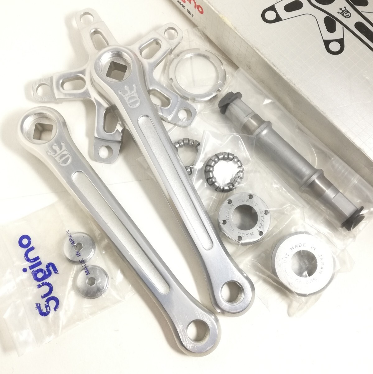 Sugino Mighty Tour 170mm PCD110 Crank Arms Touring BMX Vintage Unused Japan Road