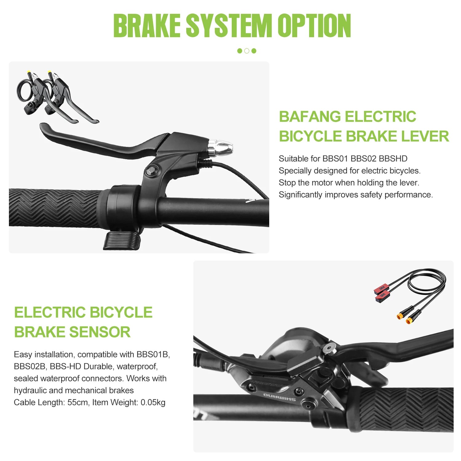 48V750W BAFANG BBS02B Mid Drive 68mm Motor Kits Ebike Conversion Kit 17.5 20Ah