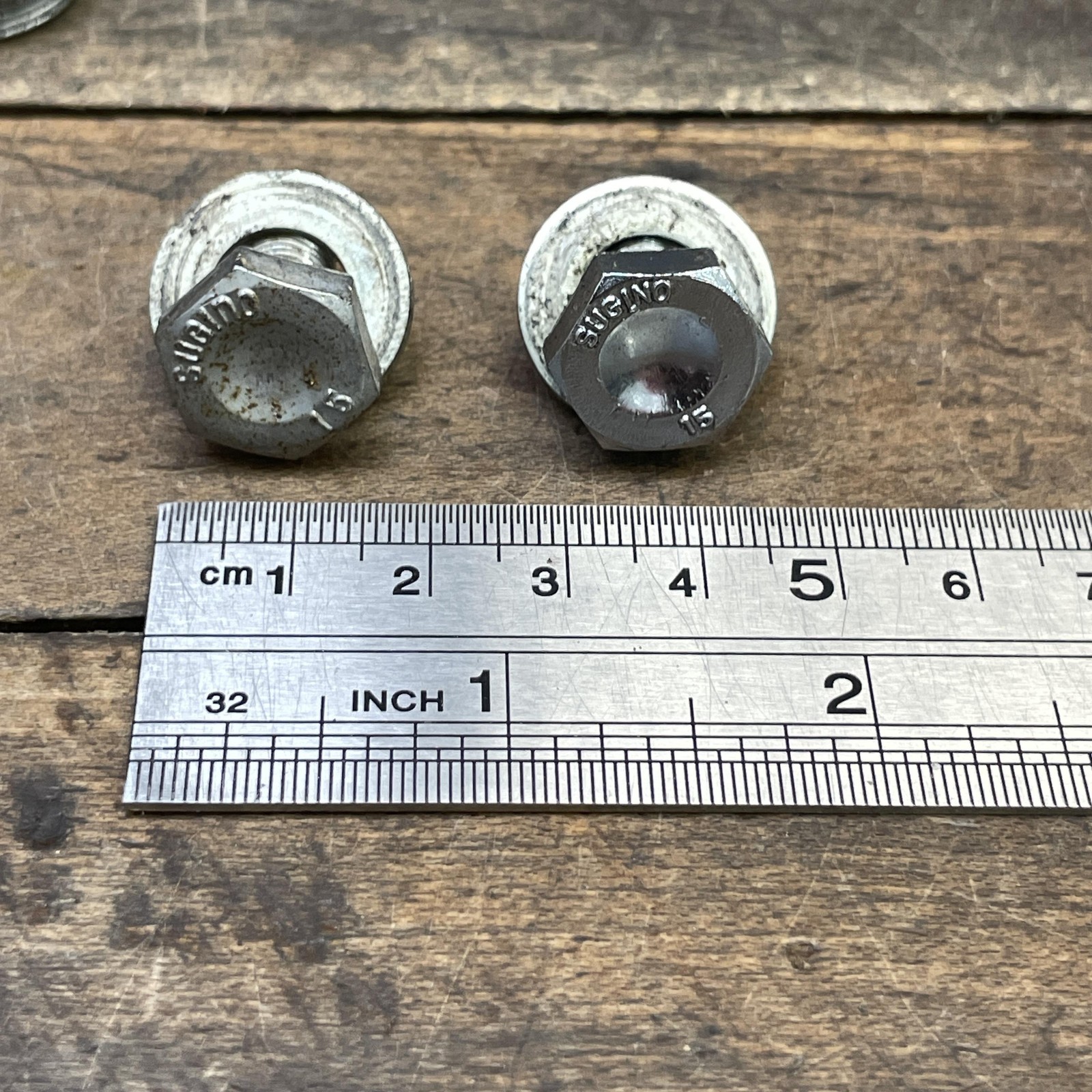 Vintage Sugino Chainring Bolts Dust Caps 75 Crank Hardware Lot 1980s Parts Kit