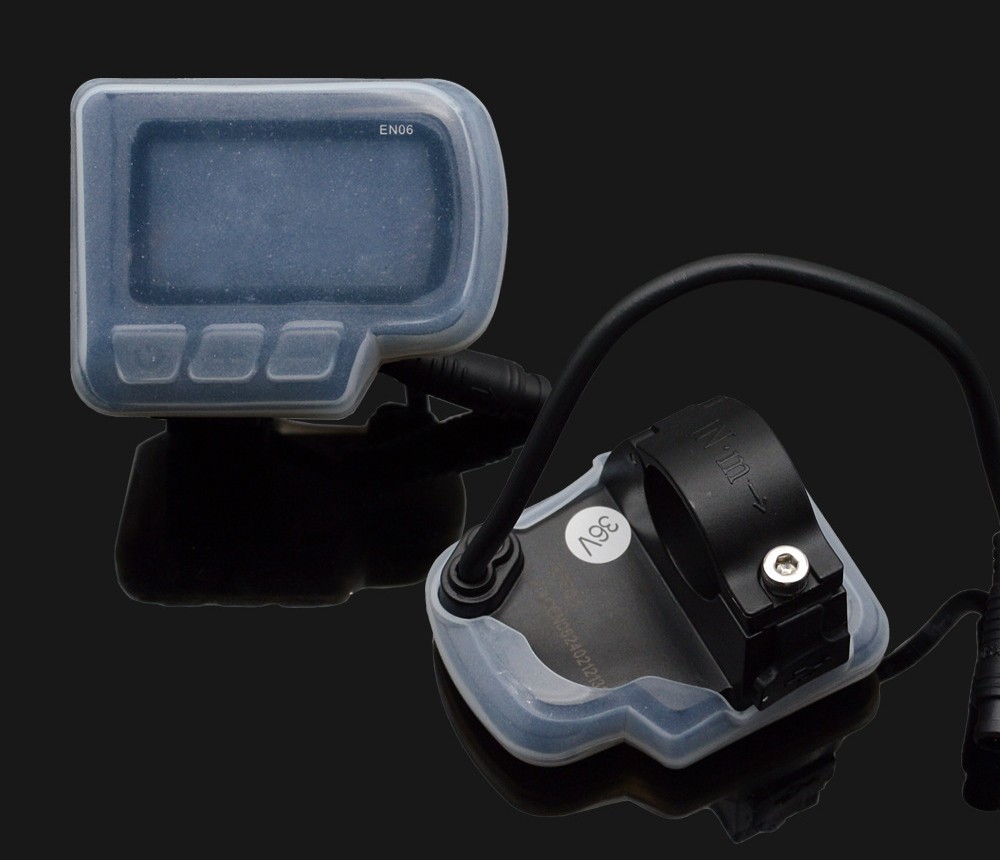 For S866 EN06 LCD Display Silicone Case Waterproof Ebike Display Protector Cover