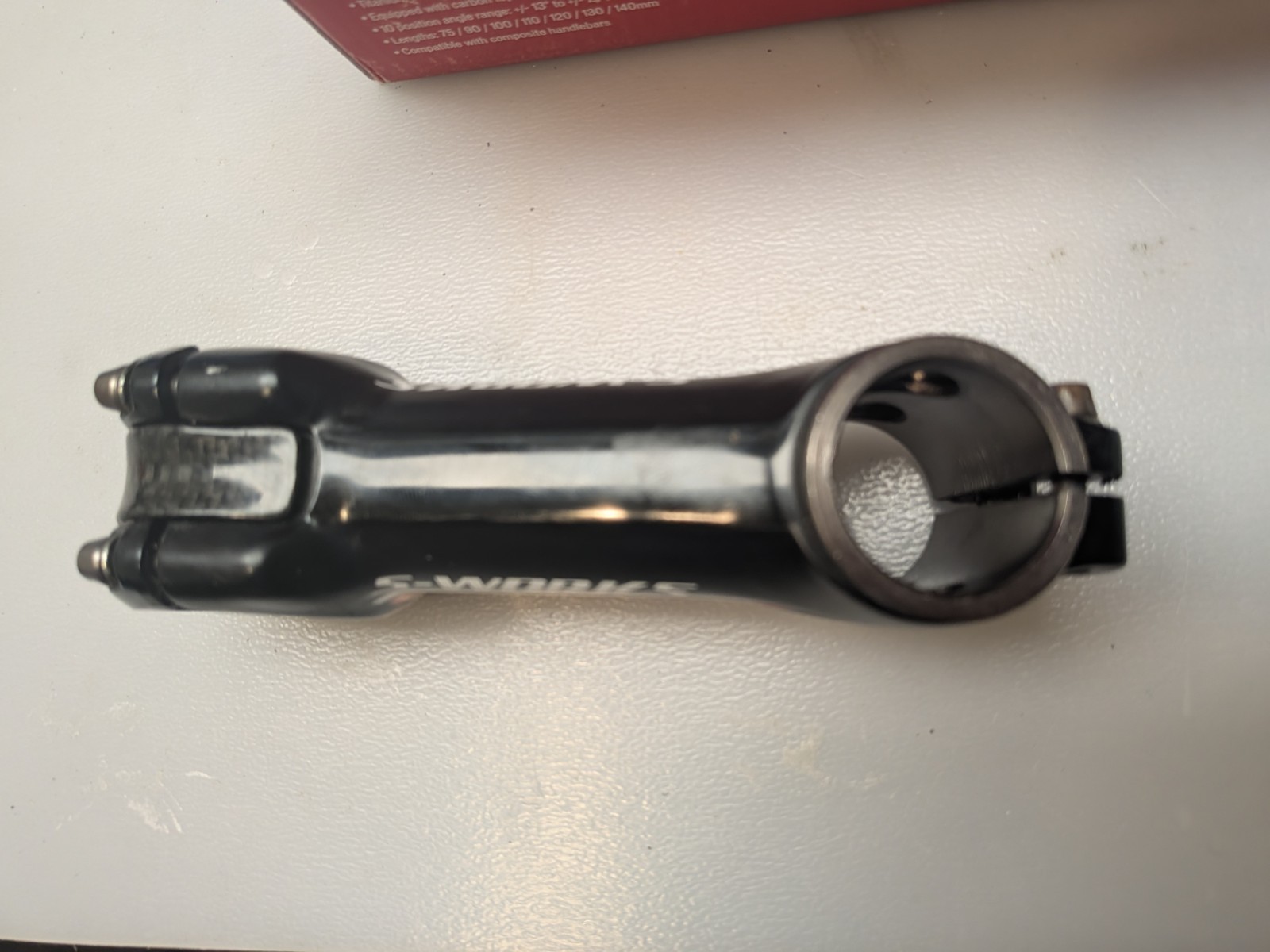 Specialized Comp Multi Stem 100mm 31.8mm +/- 17° w/ 4° 2° 0° Shims, Top Cap