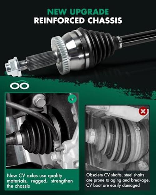 Front CV Axle Shaft Assembly Fit for Hyundai For Sonata 2.4L 2015 Atvs