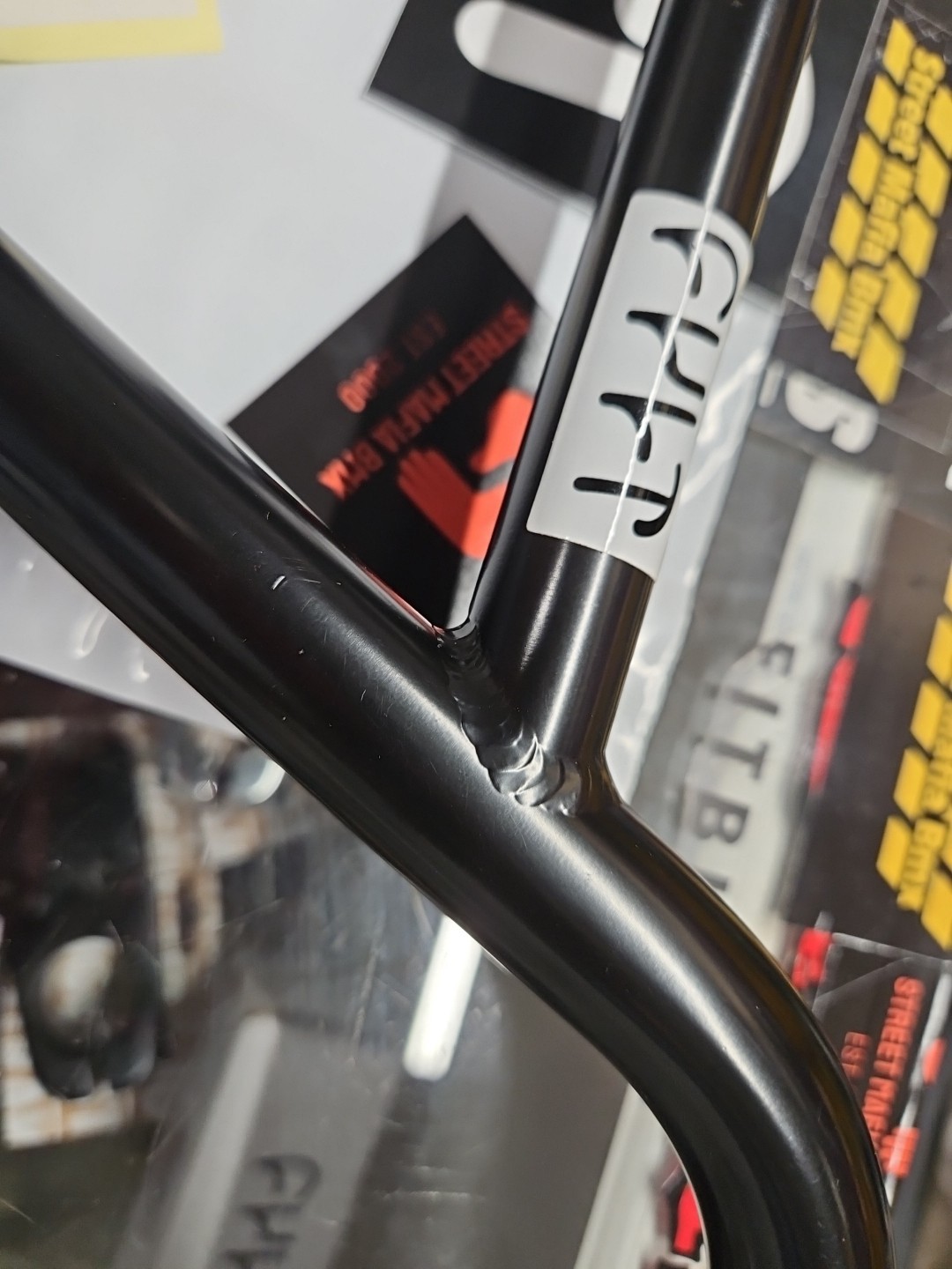 CULT DAK 1″ OD Stem Bar Combo BLACK 9.5″ HANDLEBARS 1-1/8″ STEM bmx bike SE NEW!