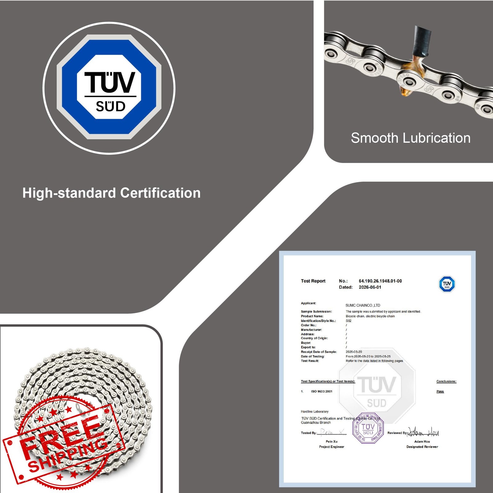 XIAOTINGZI Bike Chain Kit 6/7/8 Speed