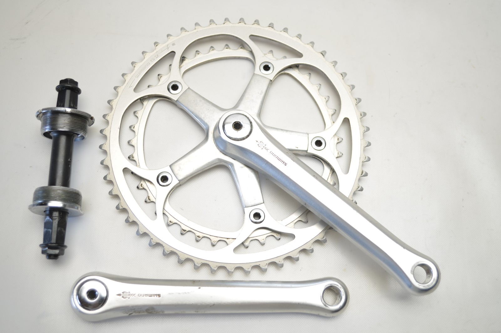 SHIMANO GOLDEN ARROW BICYCLE 170 MM 52/42 TOOTH JIS CRANKSET 68 MM BB FC-S125
