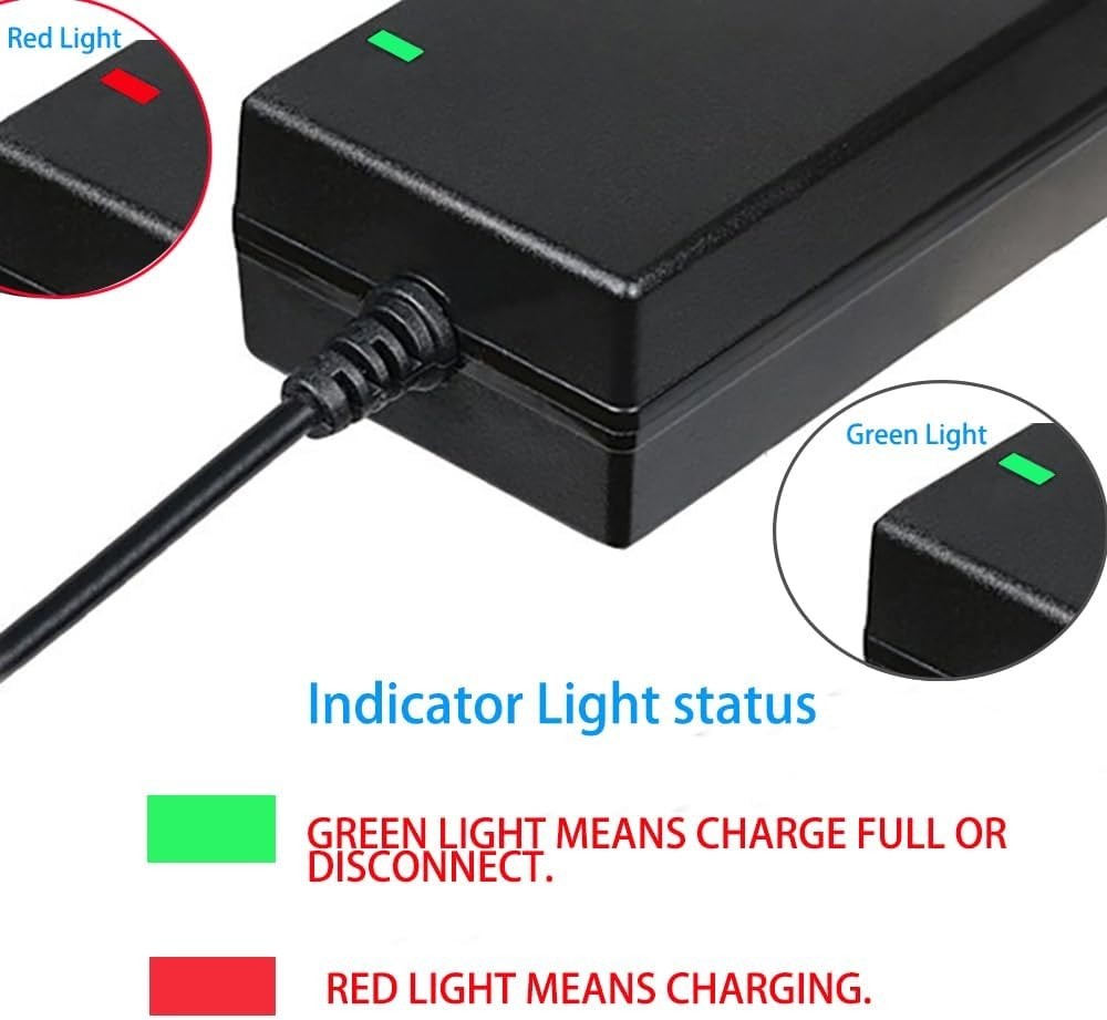 Compact 42V 2A Wall Adapter for 36V Electric Bike – Charging Indicator Included