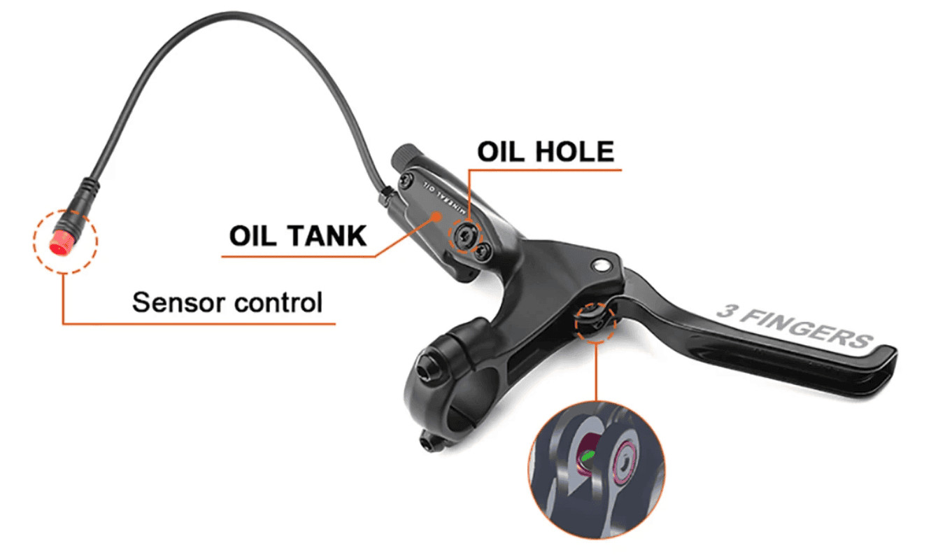 Tektro Hydraulic Brake Lever E350 Right for Electric Bike and Bike