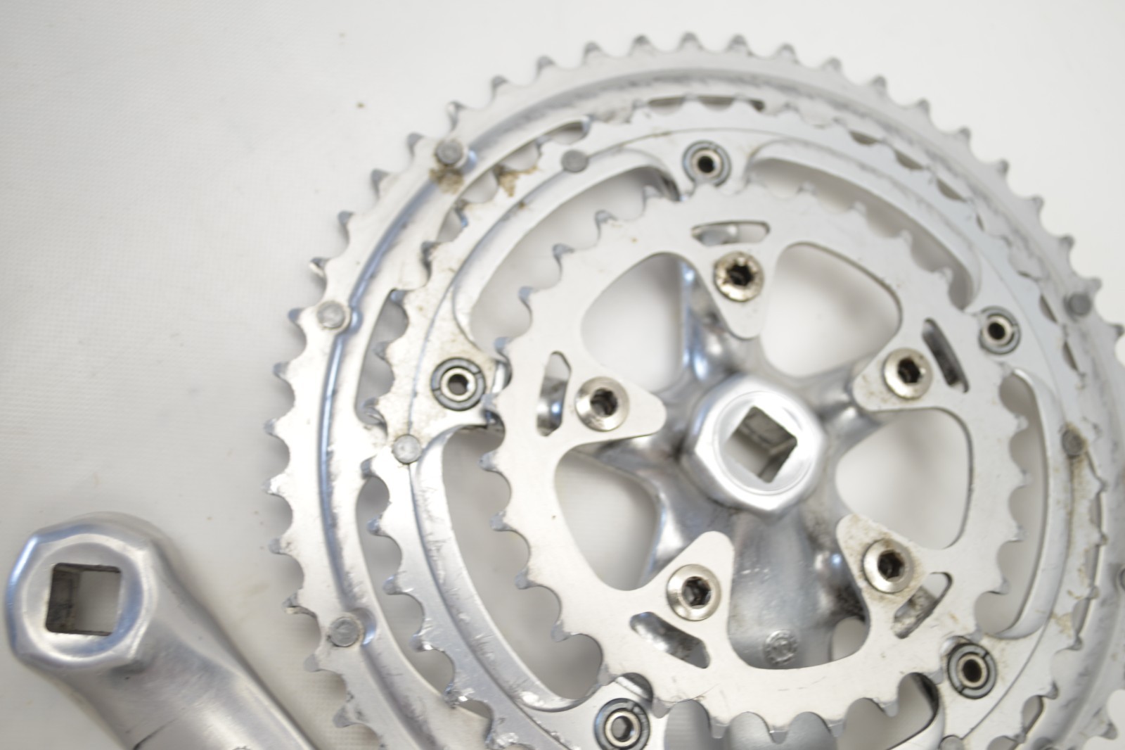 CAMPAGNOLO VELOCE 9 SPEED ROAD BICYCLE 170 MM 52/42/30 TOOTH CRANK SET