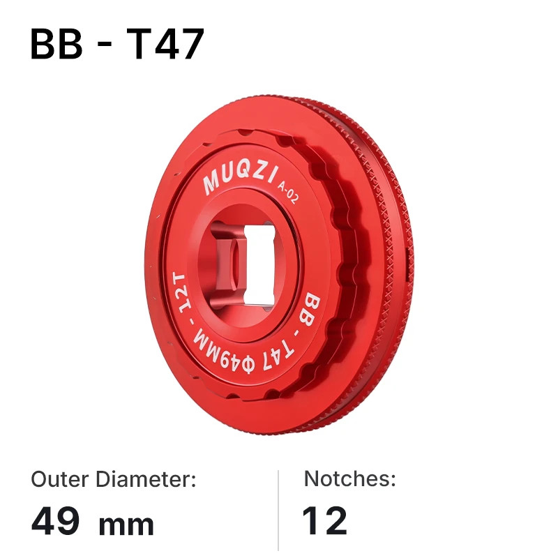 T45 T47 Bottom Bracket Wrench 12T 16T Bike Install Removal Tool