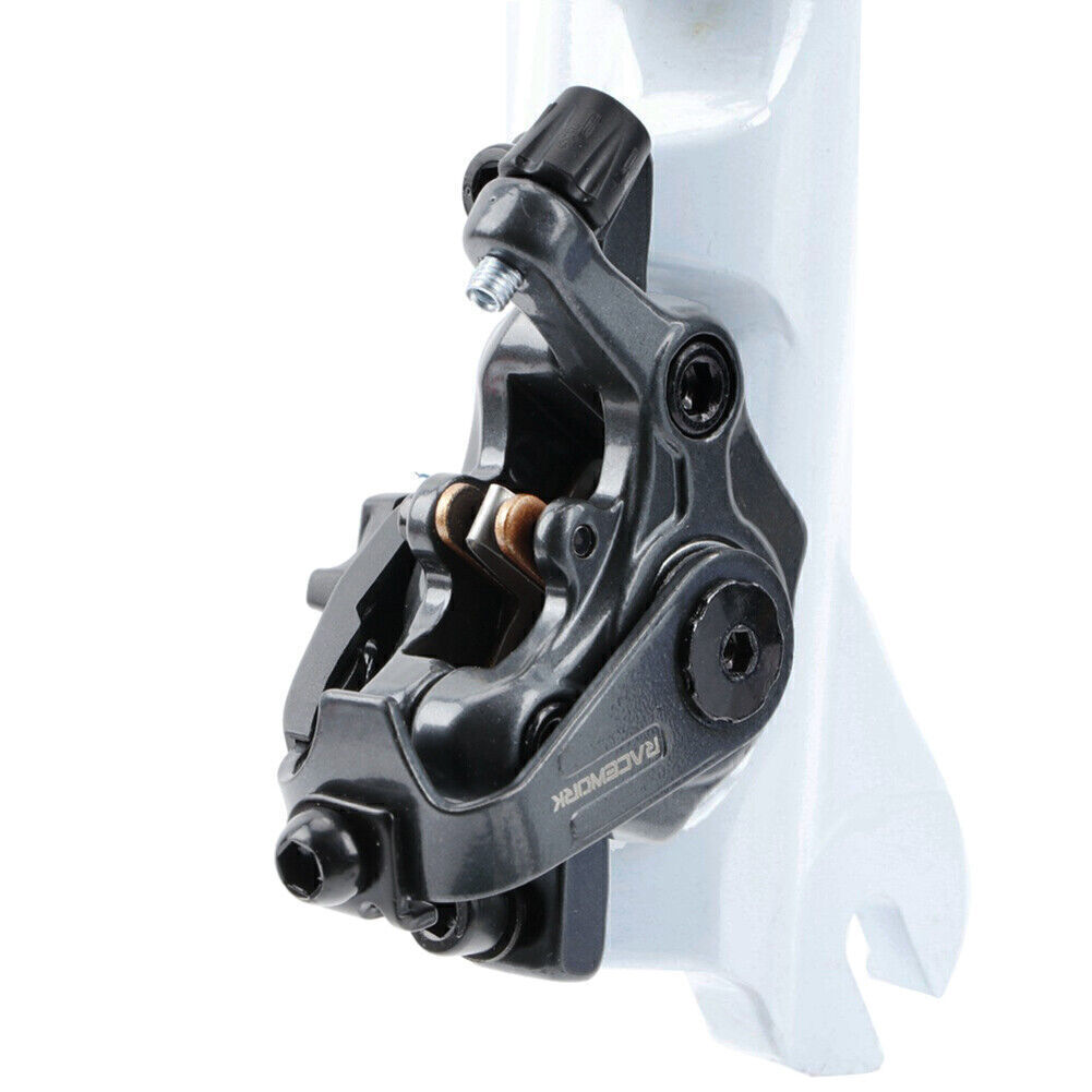 RACEWORK Disc Brake Calipers MTB Bicycle Speed Clip Dual Piston Set With Rotor