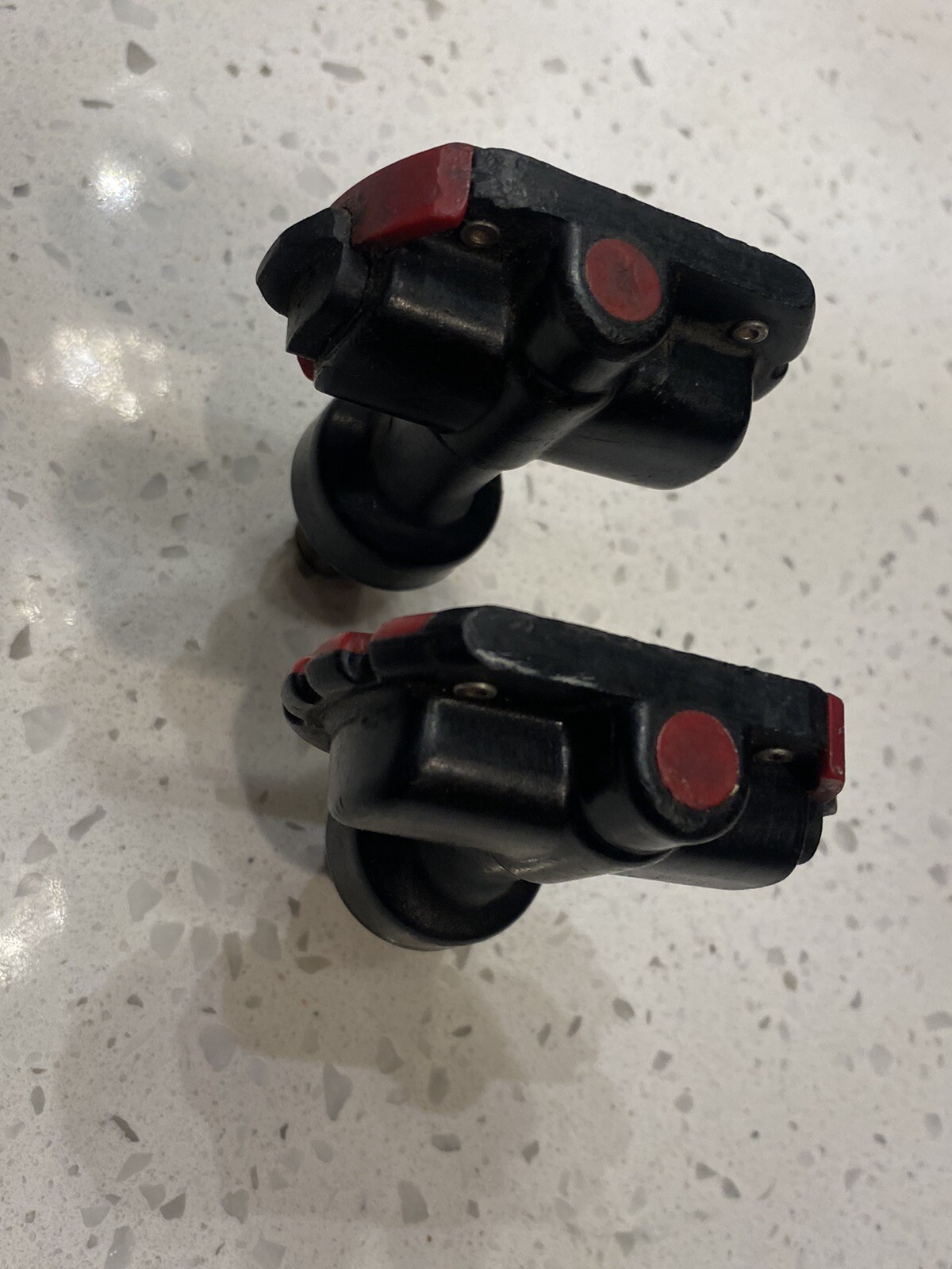 Sampson Stratics Clipless Pedals Super Light 226 Grams! Very Smooth. Red. Campy