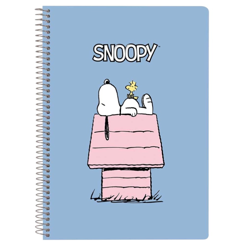 Safta, Peanuts Snoopy and Woodstock Spiral Notebook (15.5x22cm)