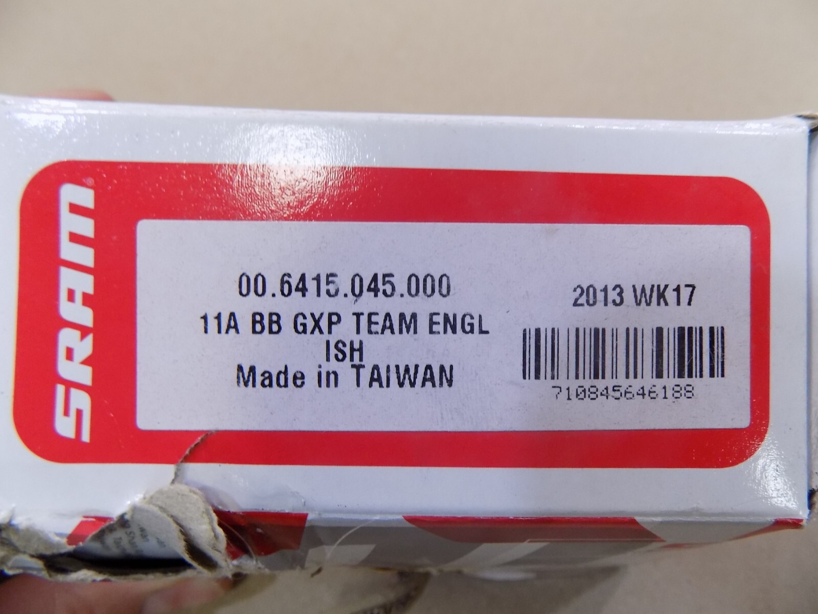 NEW SRAM TRUVATIV GPX TEAM ENGLISH BOTTOM BRACKET BB