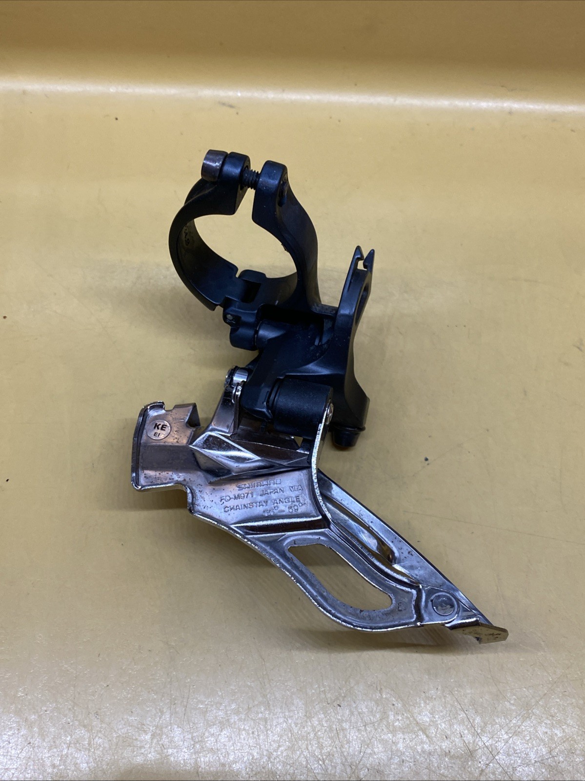 Shimano XTR FD-M971 Triple Dual Pull 34.8mm High Clamp Front Derailleur
