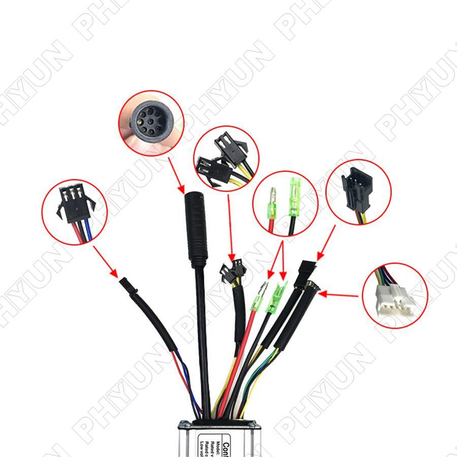 48V/36V 15A Controller For 50W 350W Brushless Motor Electric Bicycle KT Display