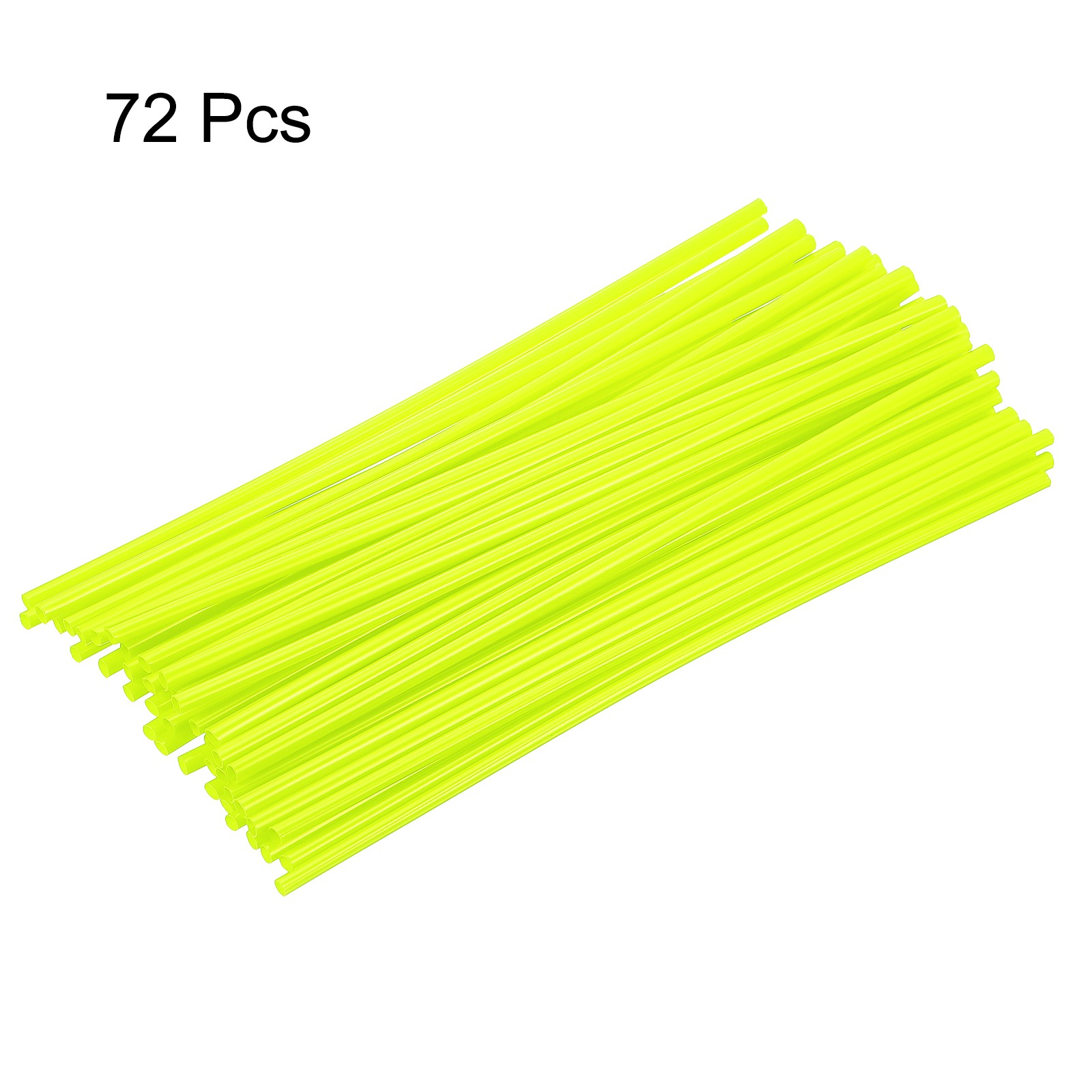 72pcs Spoke Skins Covers 0.2″ Dirt Bike Wheel Spoke Wraps Fluorescent Yellow