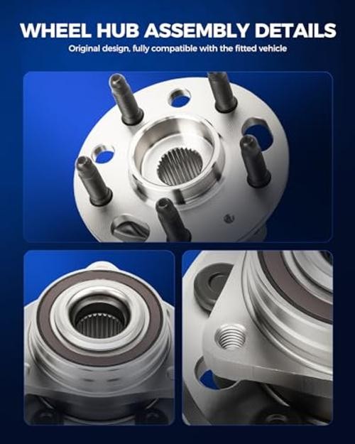 Front Wheel Bearing and Hub Assembly 4WD Fit for Ford F-150 2015 2016 515195