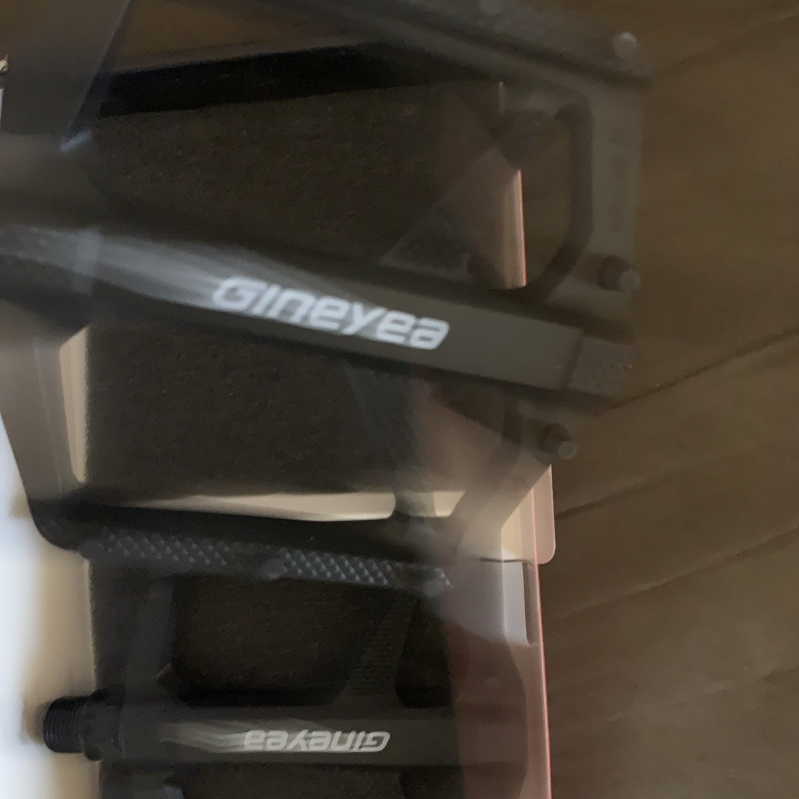 Gineyea Mountain / BMX Bike Pedals, Aluminum Alloy, Bearing + DU, Black
