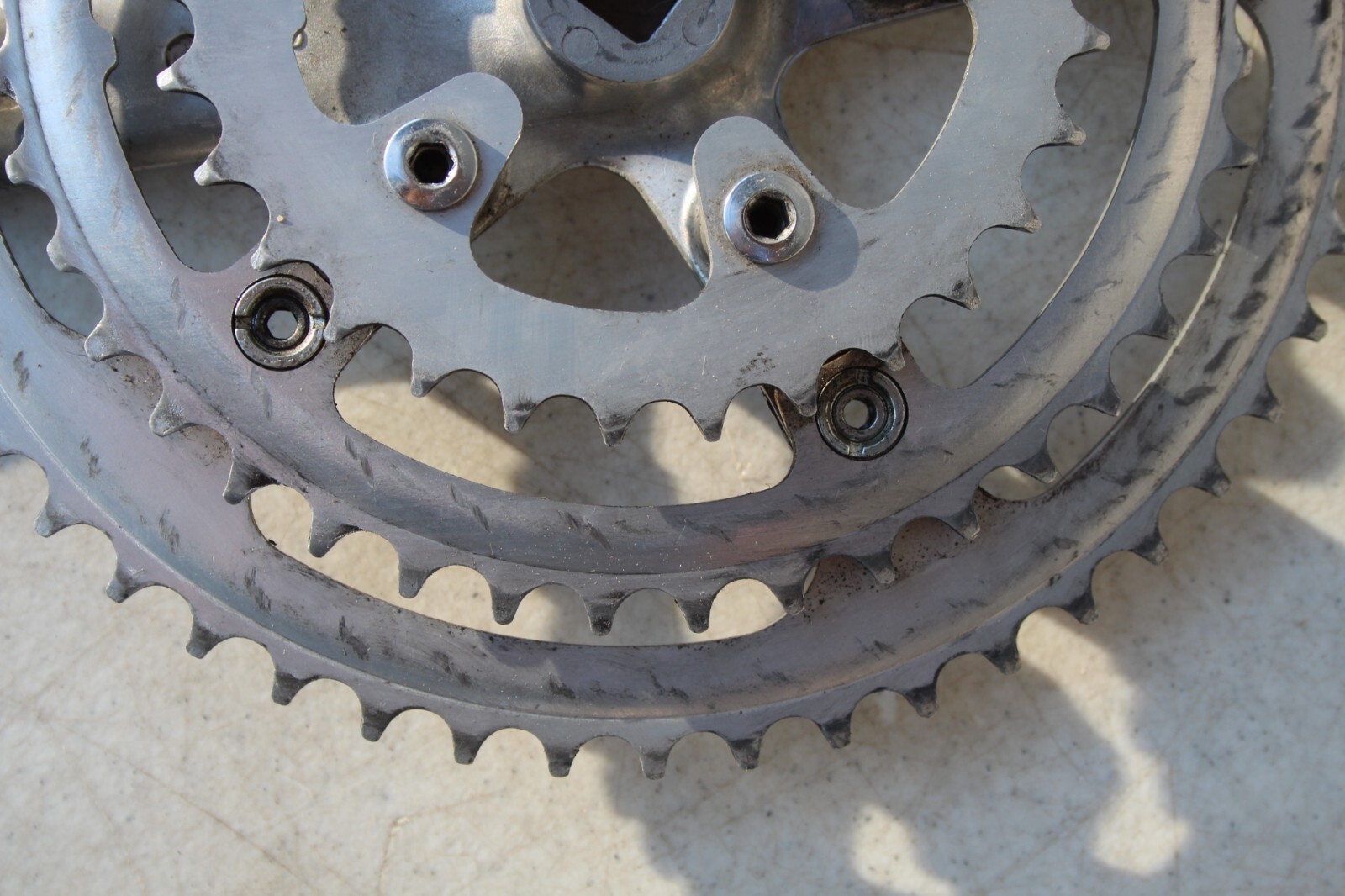 SHIMANO RX100 8 SPEED 170 MM 52/42/30 TOOTH SQUARE TAPER CRANKSET FC-A550