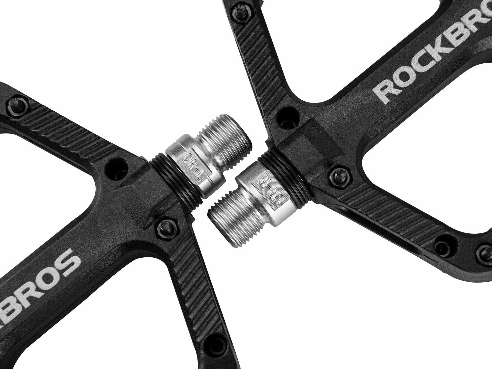 ROCKBROS Mountain Bike Pedals Nylon Composite Bearing 9/16″ MTB Bicycle Pedals