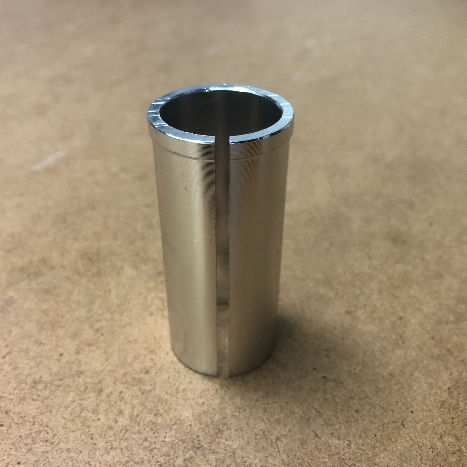 New Kalloy Bicycle Seat Post Shim ID 26.8mm To Various Sizes 70mm Length Silver