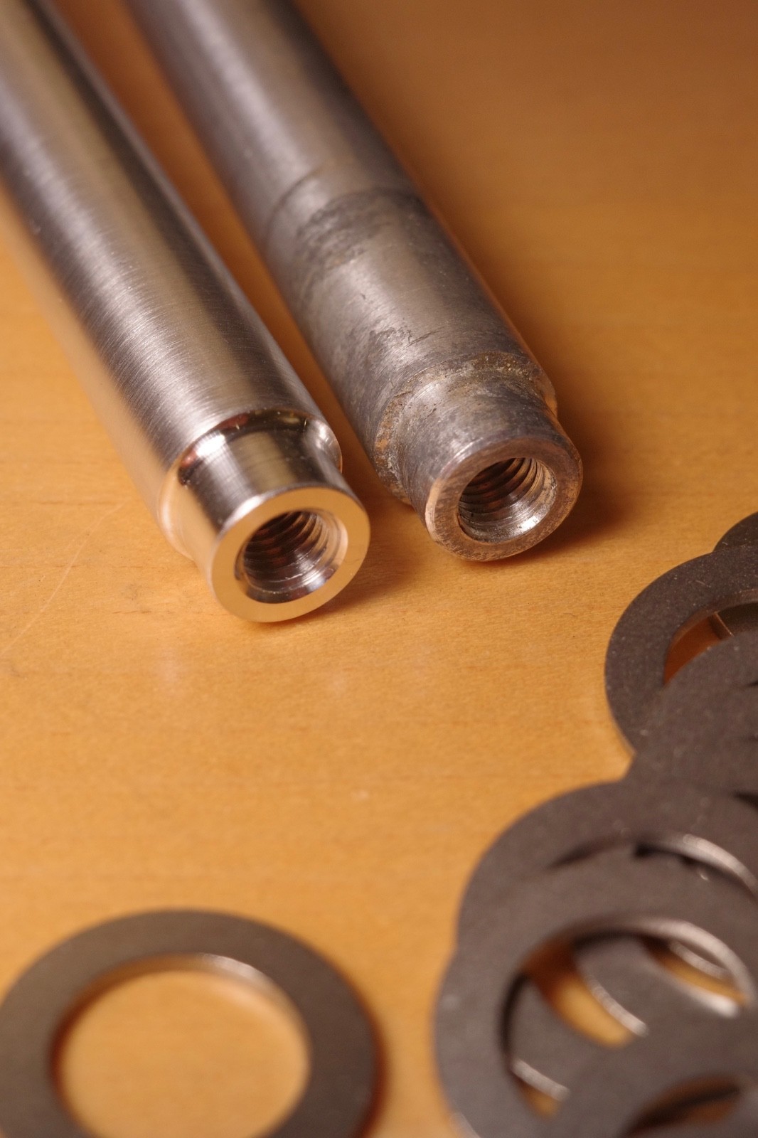 Bullseye rear axle set 135mm MTB. Accurate reproduction conversion