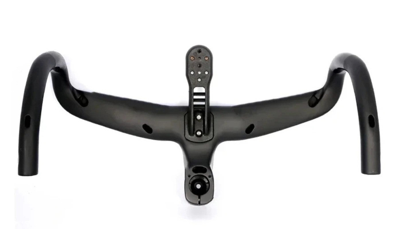 Road Bicycle Integrated handlebar Internal Routing Cable Carbon with Mount