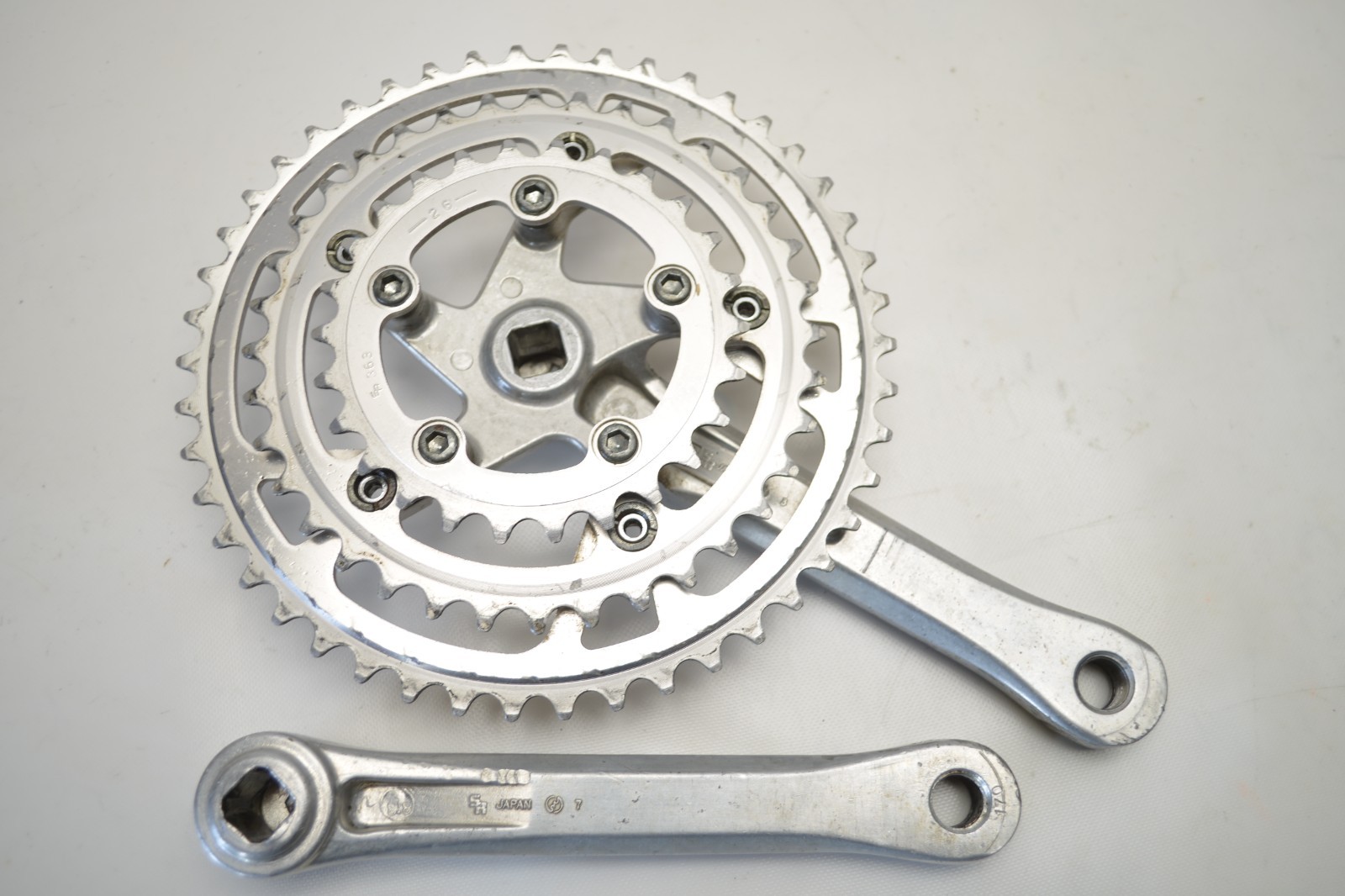SUGINO CR BICYCLE 170 MM TURBINE 48/36/26 T SQUARE TAPER CRANKSET 110/74 MM BCD