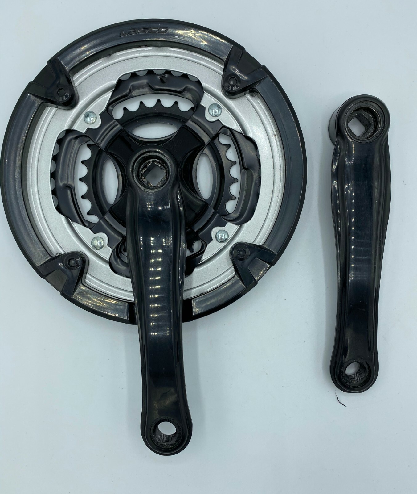 LASCO STEEL CHAINWHEEL AND CRANKSET 28/38/48T BIKE BICYCLE PARTS INDEX 170MM