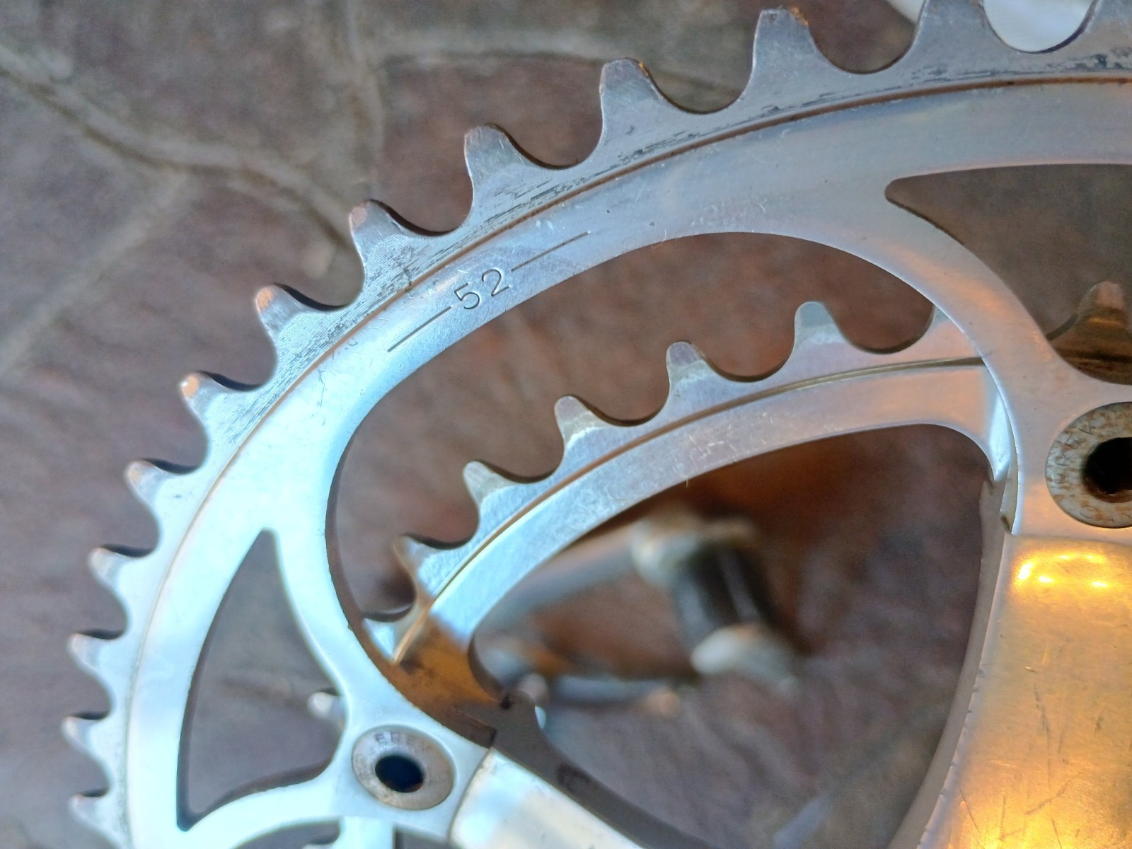 No Reserve Vintage Crankset Campagnolo C Record Crankset 172.5mm 52/39+ FD Etc