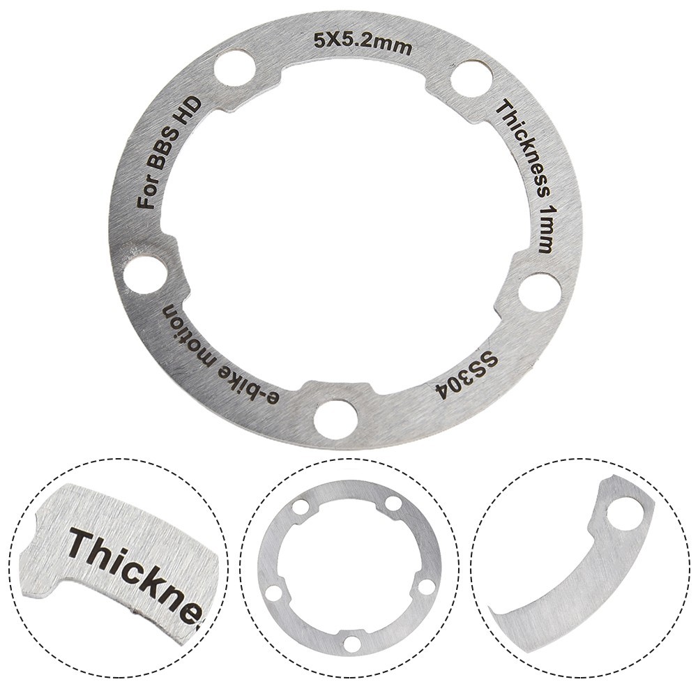 ChainRing Washer Washer Ebike Accessories Replacement 1pc Aluminum Alloy