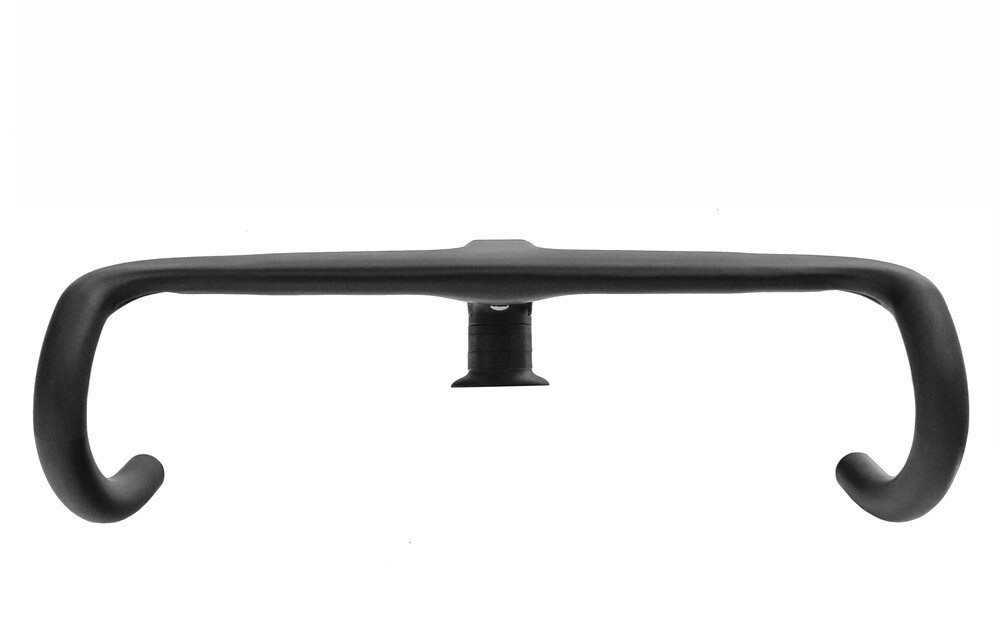400/420/440mm Integrated Handlebars Carbon Fiber Road Bike Aero Drop Bar 1-1/8in