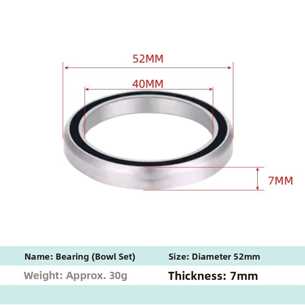 Bicycle Internal Cable Routing Conversion Headset Adapter 41.8 (42) to 52mm