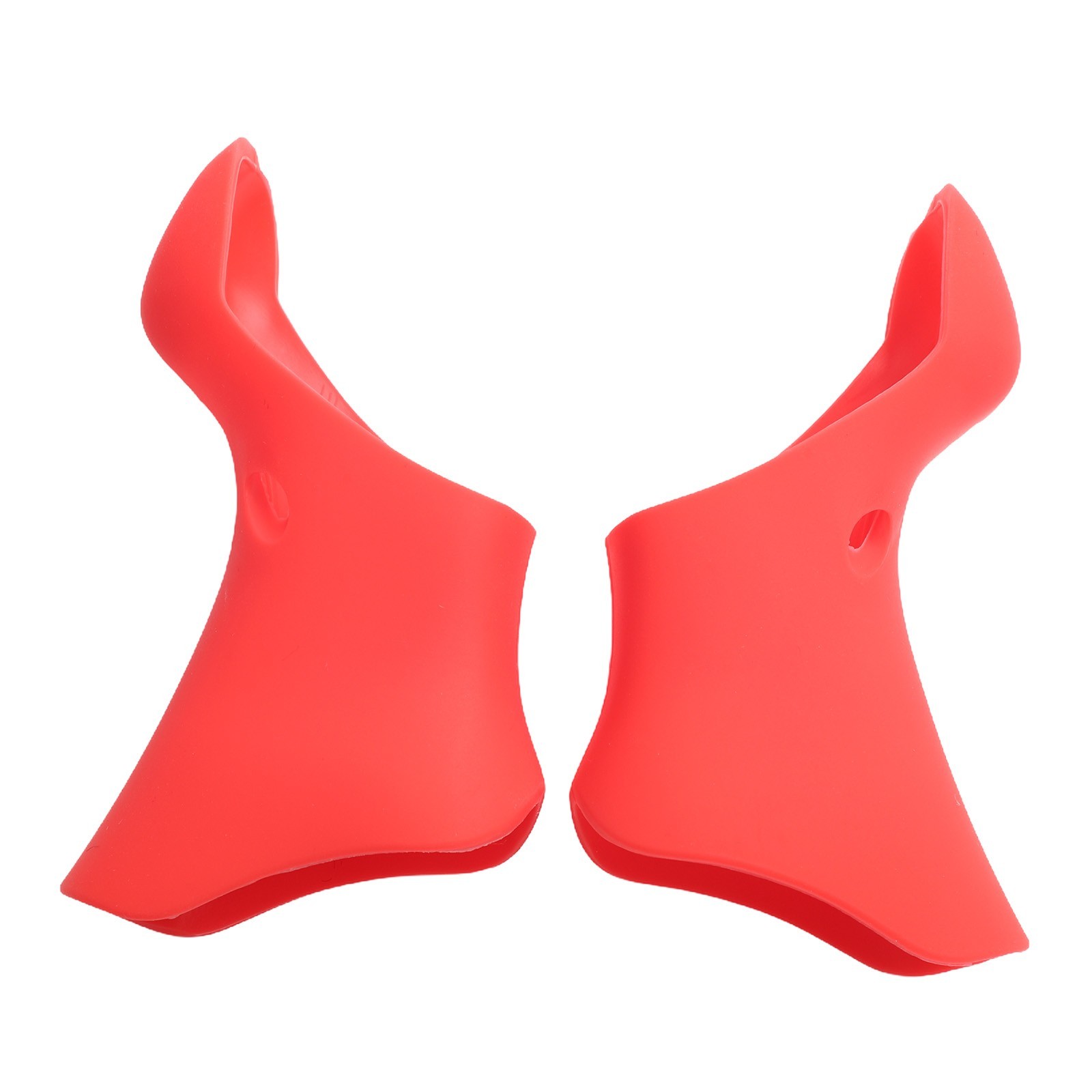 Enhanced Grip and Protection Silicone Bicycle Handlebar Cover Black/Red