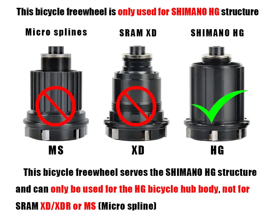 Sunshine 9S 10S 11 12 13 Speed UltraLight Cassette for MTB Bike HG Freewheel