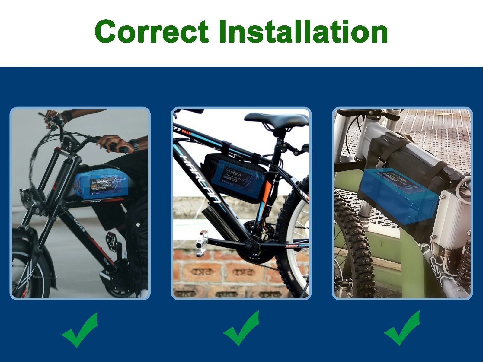 36V 48V 8Ah/10Ah/14Ah/20Ah Electric bicycle Lithium Battery BMS for ≤1200W Motor