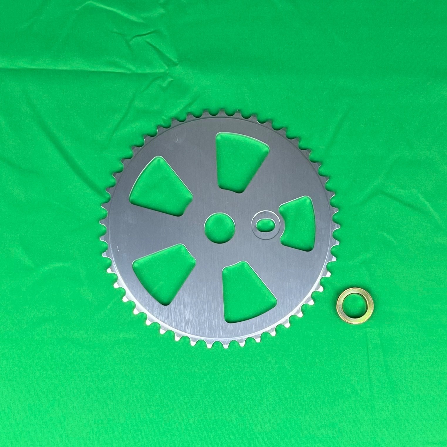 TNT Bicycles 45 Tooth Retro Blade Sprocket Silver