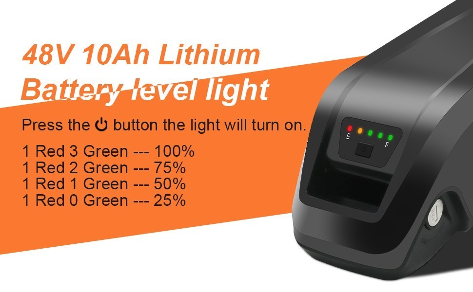 48V 36V 10Ah 15Ah Ebike Battery for 0-1800W Electric Bike Bicycl Lithium Battery