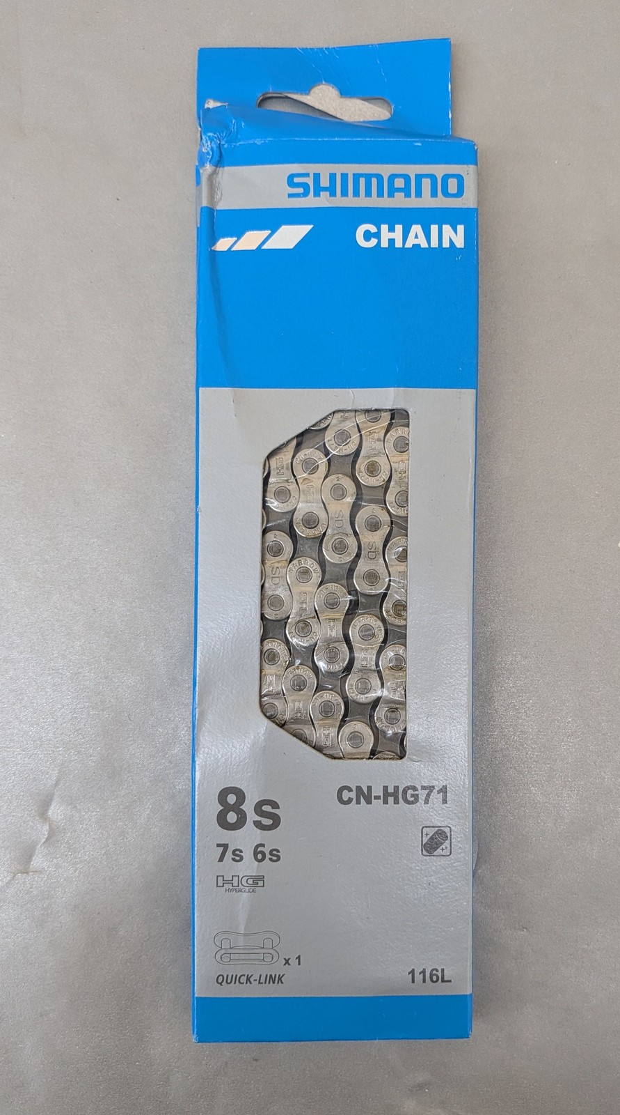 Shimano CN-HG71 Quick Link Bike Chain – 6,7,8 Speed 116 Link